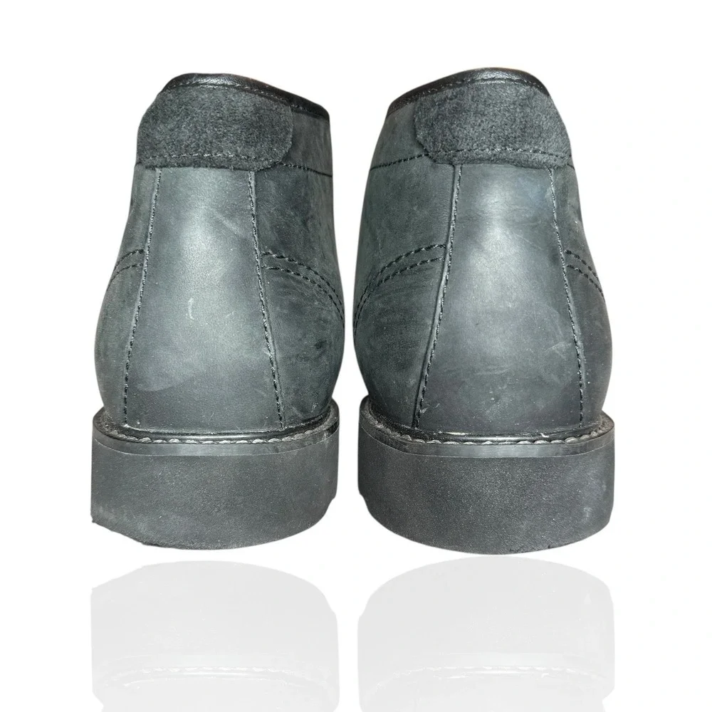 Dunham RevDash Leather Chukka Boots Black 15 D Lace Up Waterproof‎ Shoes